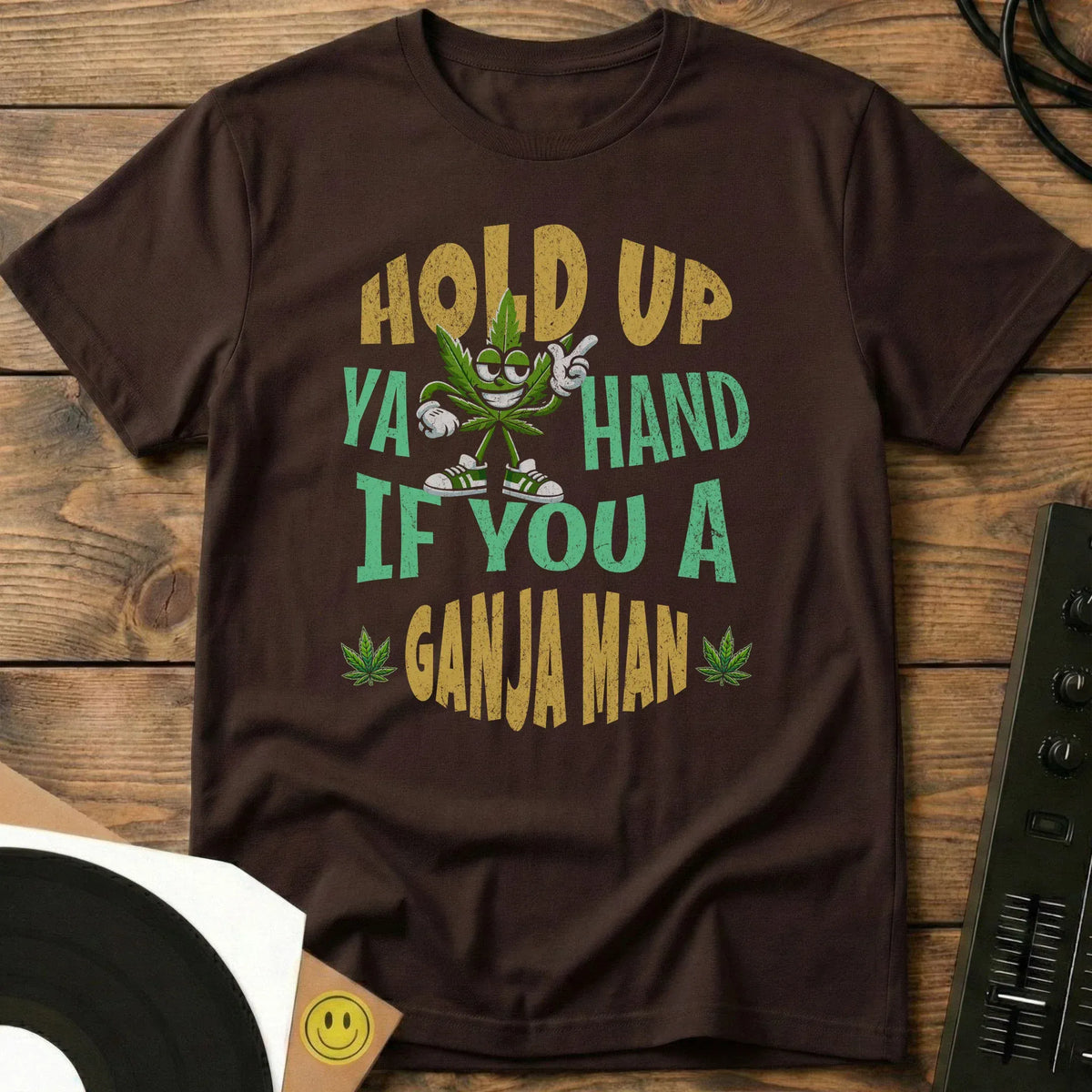 Ganja Man T-Shirt Dark Chocolate / S Ganja Man T-Shirt