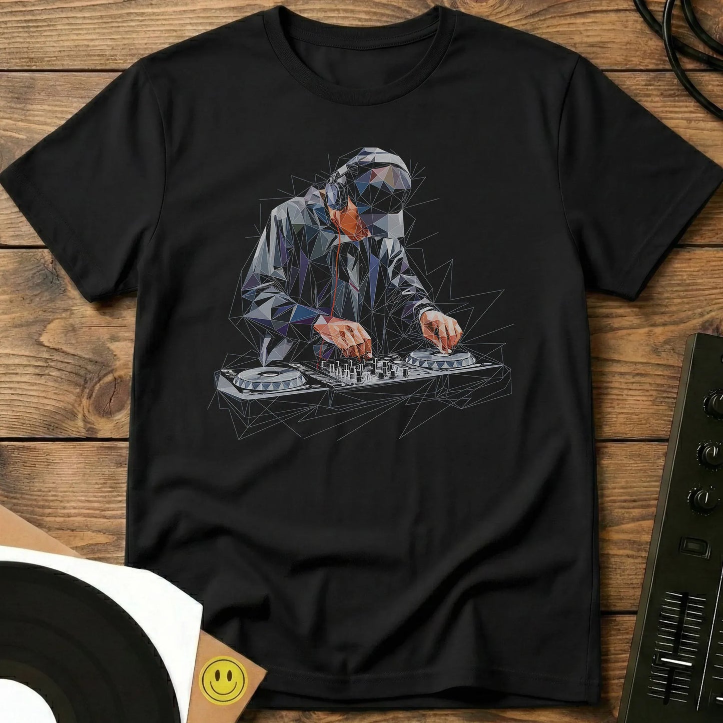 Geometric DJ T-Shirt Black / S Geometric DJ T-Shirt
