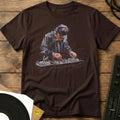 Geometric DJ T-Shirt Dark Chocolate / S Geometric DJ T-Shirt