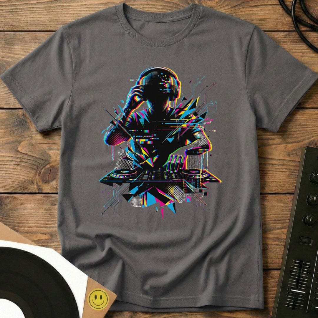 Glitch DJ T-Shirt Charcoal / S Glitch DJ T-Shirt