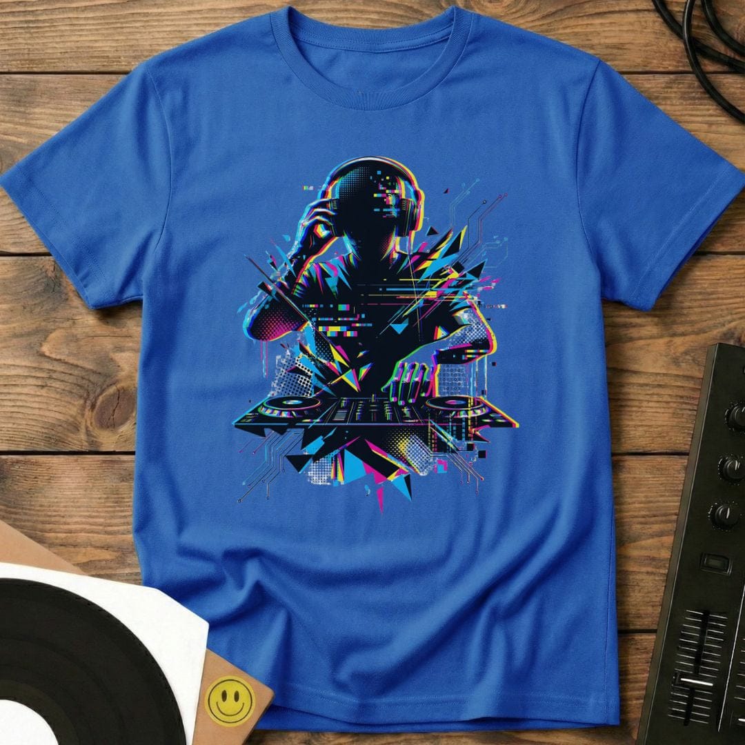 Glitch DJ T-Shirt Royal / S Glitch DJ T-Shirt