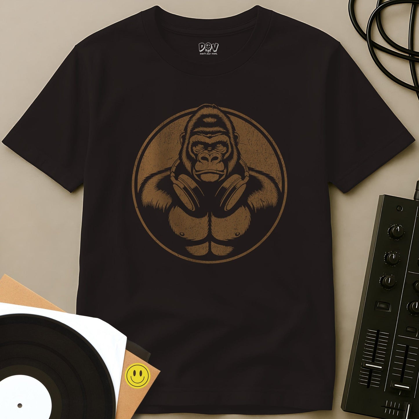 Gorrila Grooves T-Shirt Dark Chocolate / S Gorrila Grooves T-Shirt