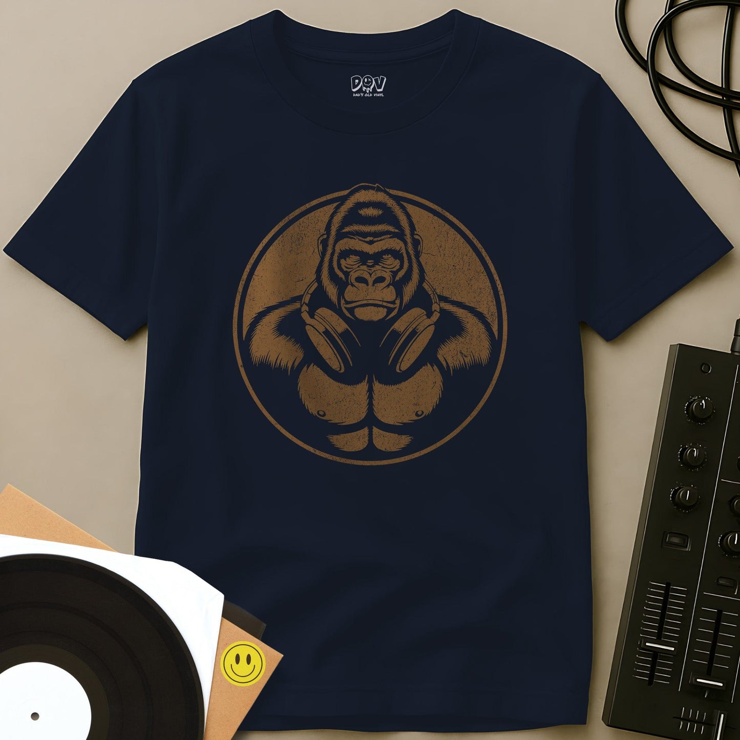 Gorrila Grooves T-Shirt Navy / S Gorrila Grooves T-Shirt