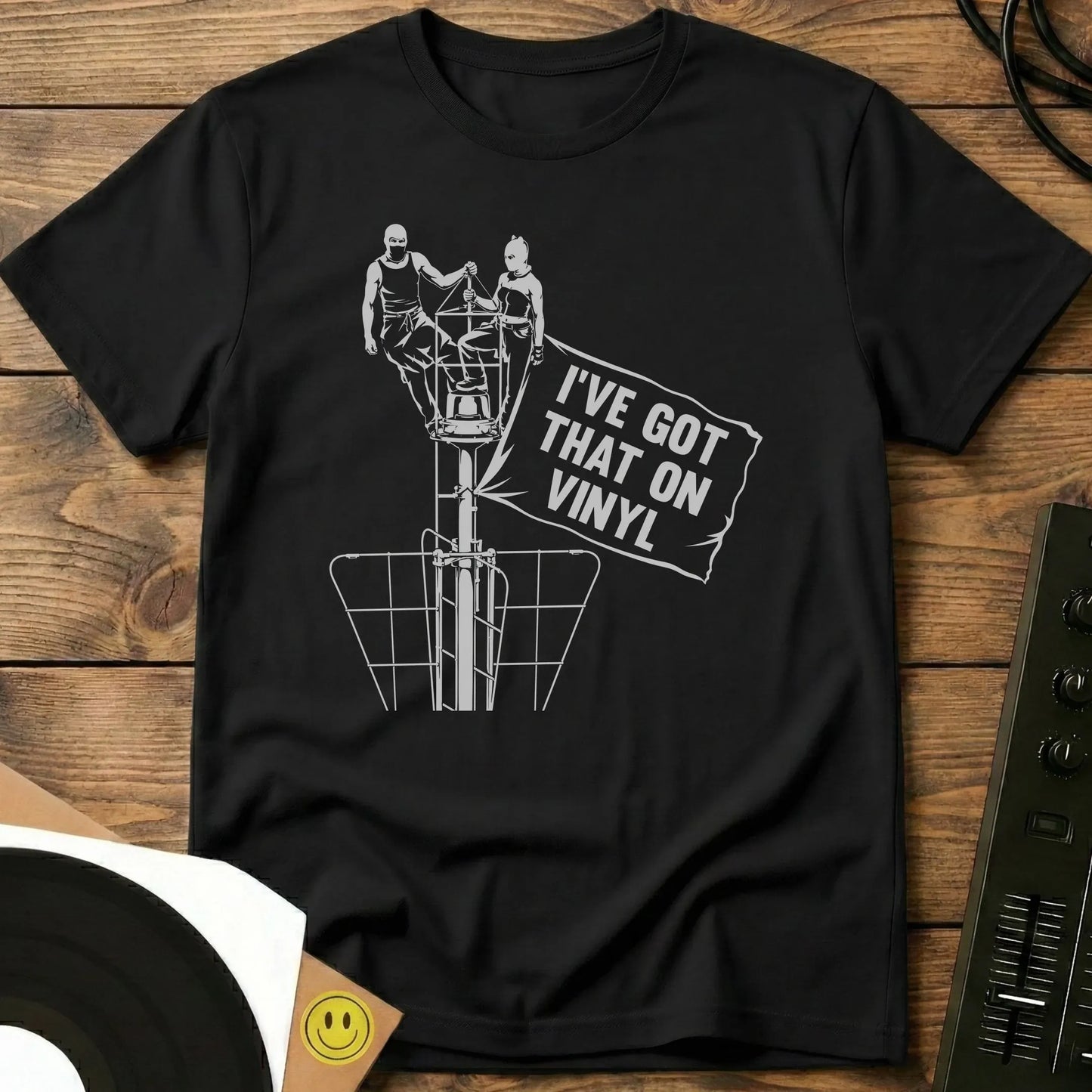 Got That On Vinyl Flag T-Shirt Black / S Got That On Vinyl Flag T-Shirt