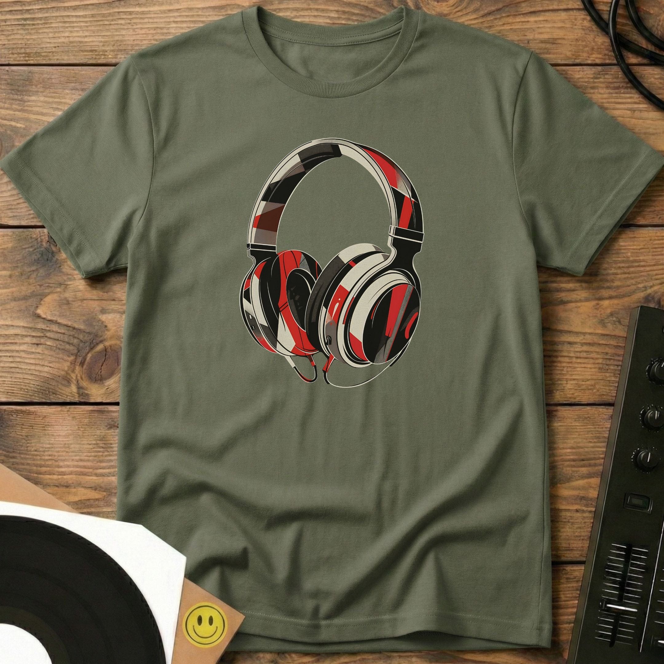 Graphic Cans T-Shirt Military Green / S Graphic Cans T-Shirt