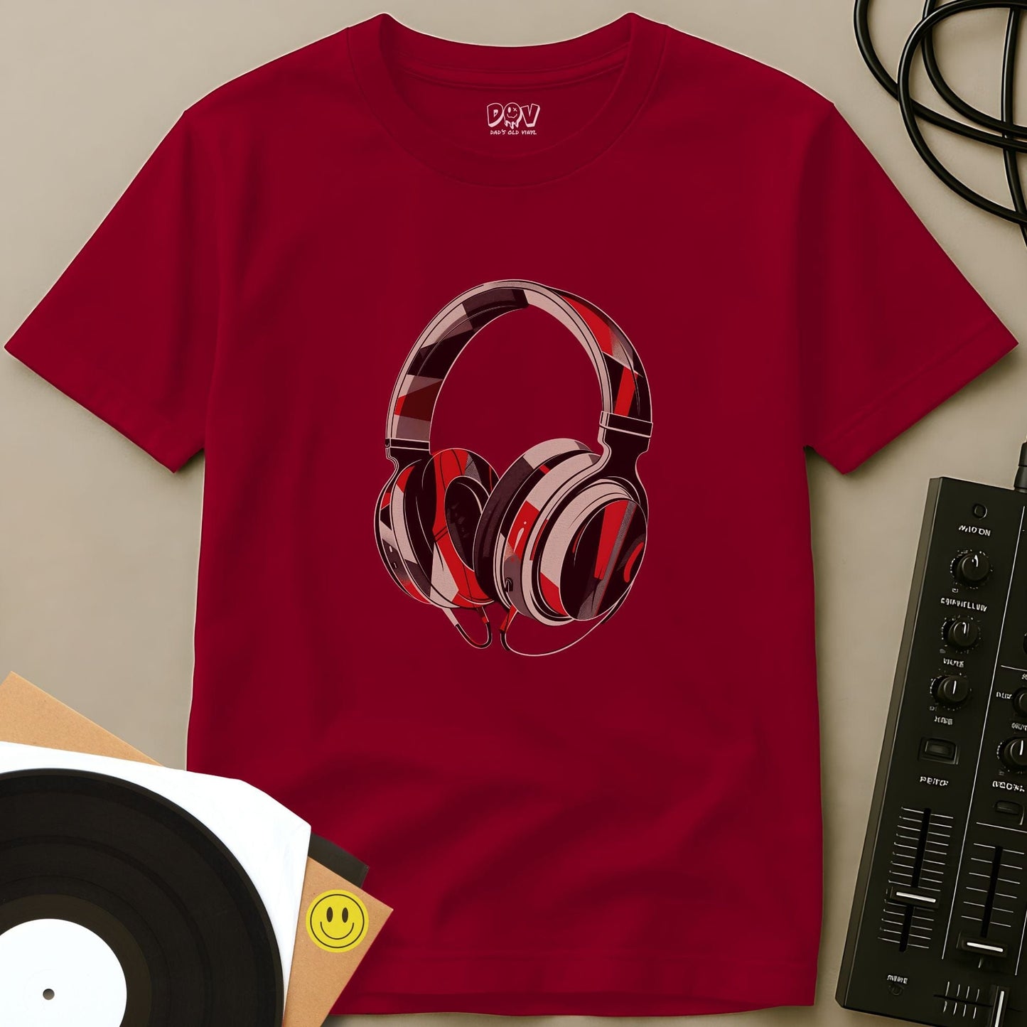 Graphic Cans T-Shirt Red / S Graphic Cans T-Shirt