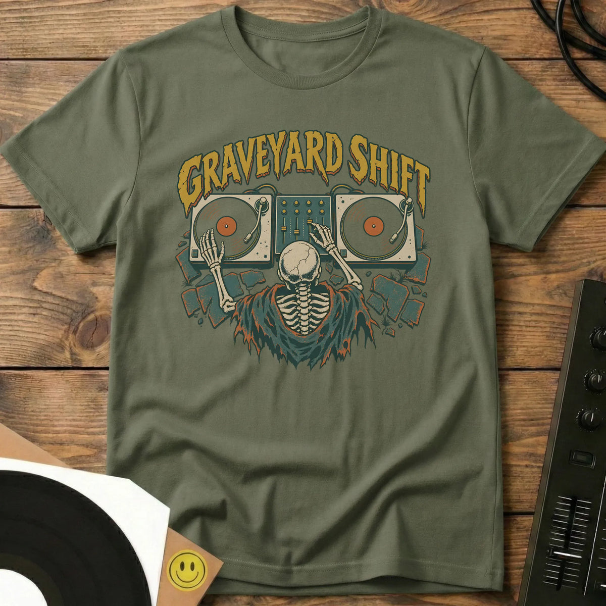 Graveyard Shift T-Shirt Military Green / S Graveyard Shift T-Shirt