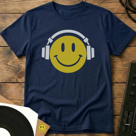 Happy Listening T-Shirt Navy / S Happy Listening T-Shirt