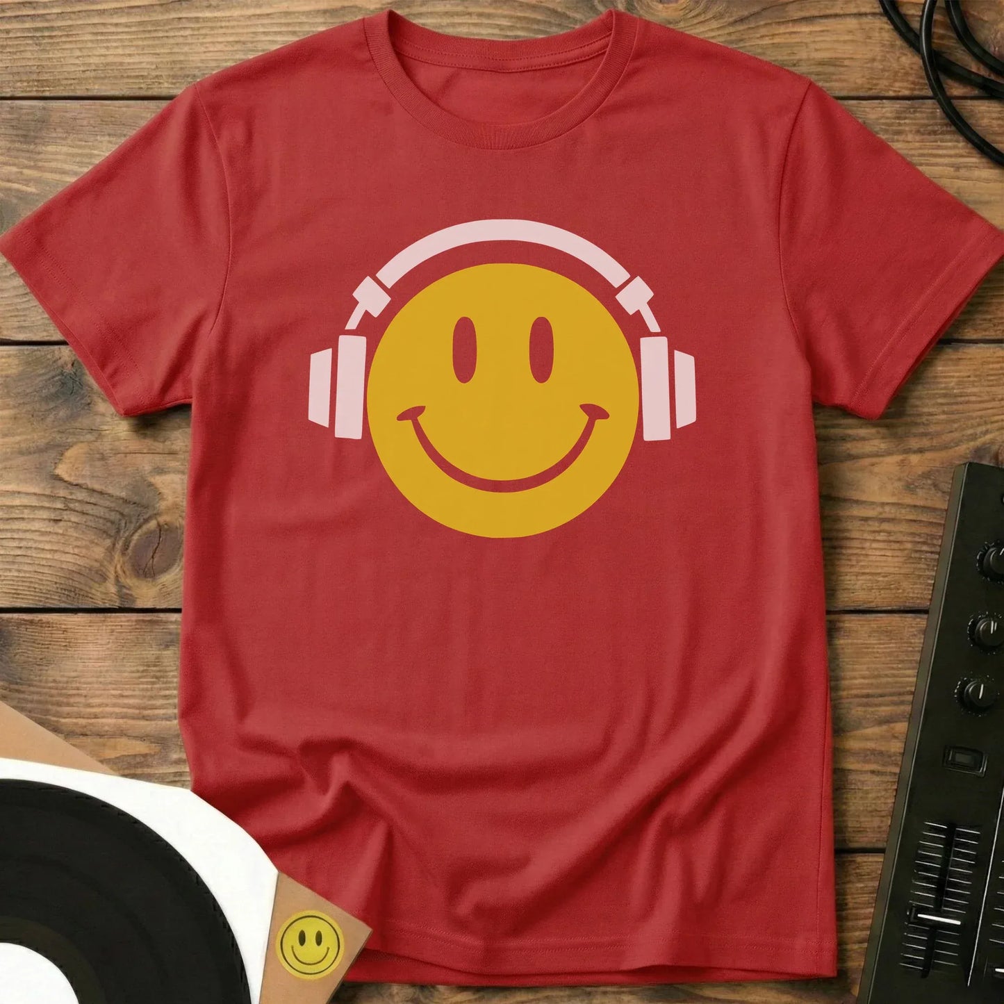 Happy Listening T-Shirt Red / S Happy Listening T-Shirt