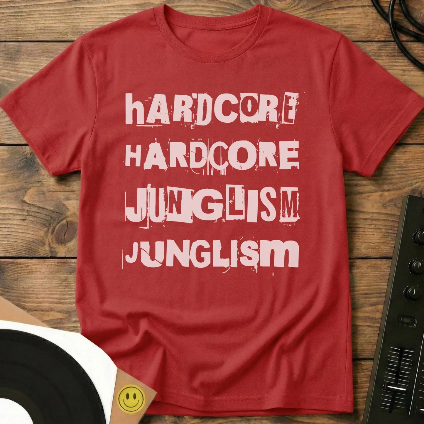 Hardcore Junglism T-Shirt Red / S Hardcore Junglism T-Shirt