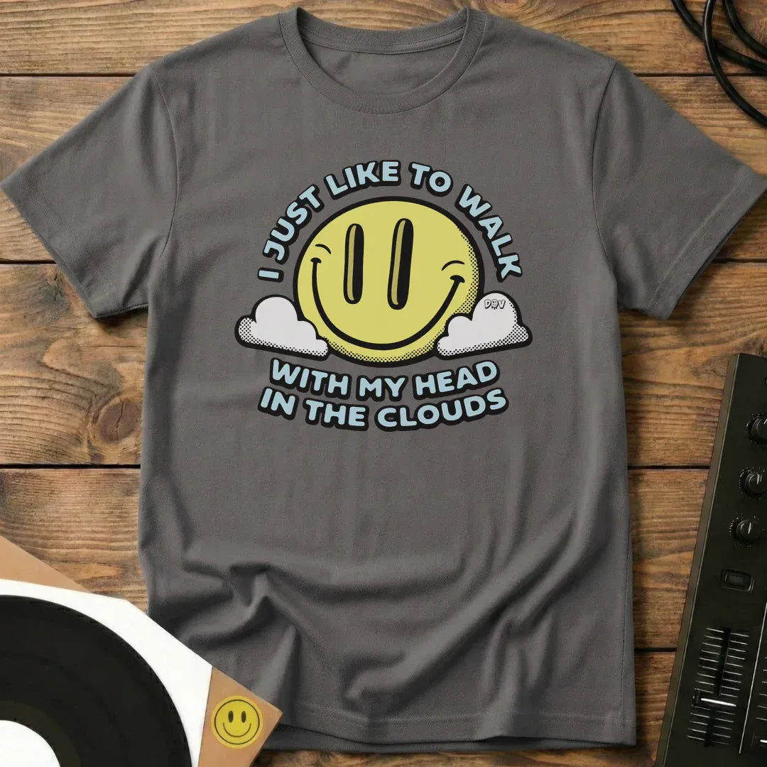 Head In The Clouds T-Shirt Charcoal / S Head In The Clouds T-Shirt