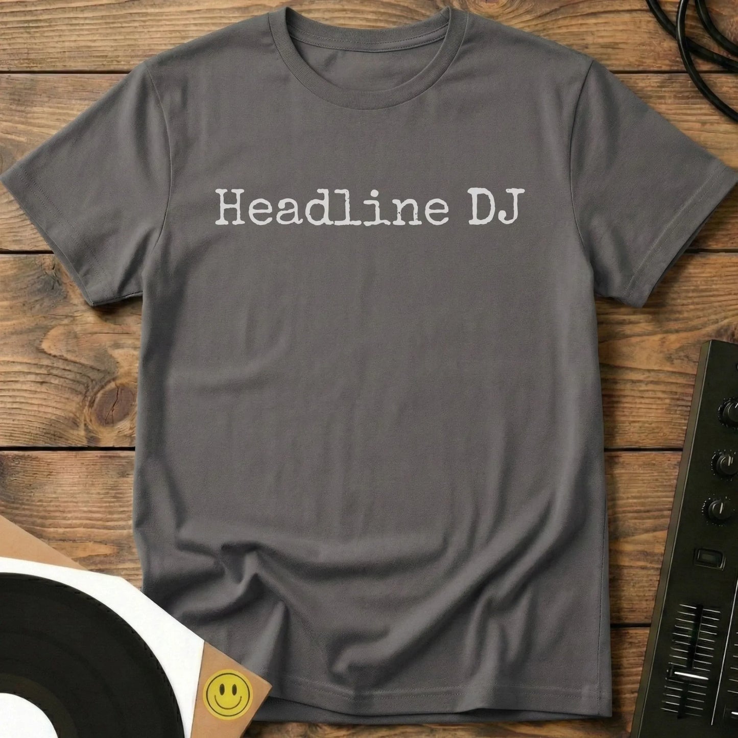 Headline DJ T-Shirt Charcoal / S Headline DJ T-Shirt