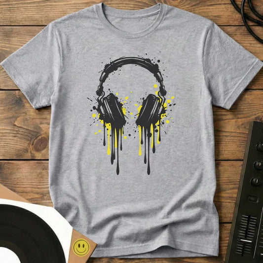 Headphone Drip T-Shirt Sport Grey / S Headphone Drip T-Shirt