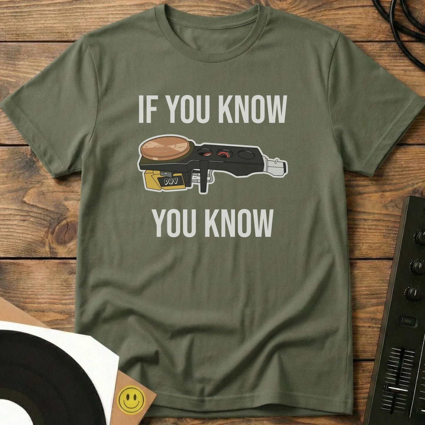 Headshell Hack T-Shirt Military Green / S Headshell Hack T-Shirt
