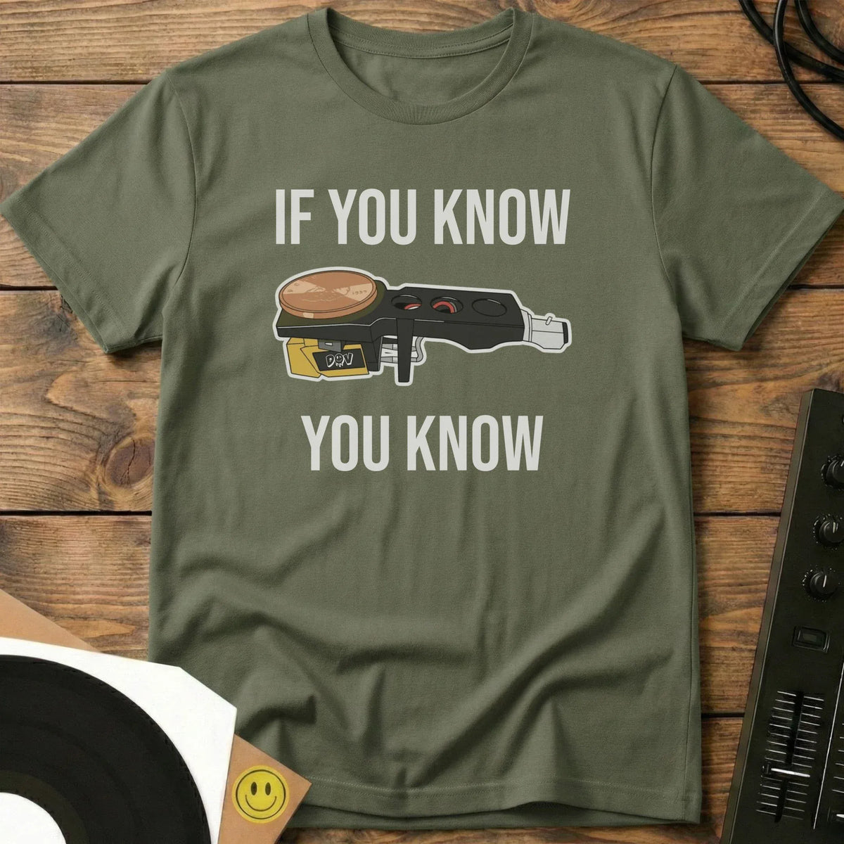 Headshell Hack T-Shirt Military Green / S Headshell Hack T-Shirt