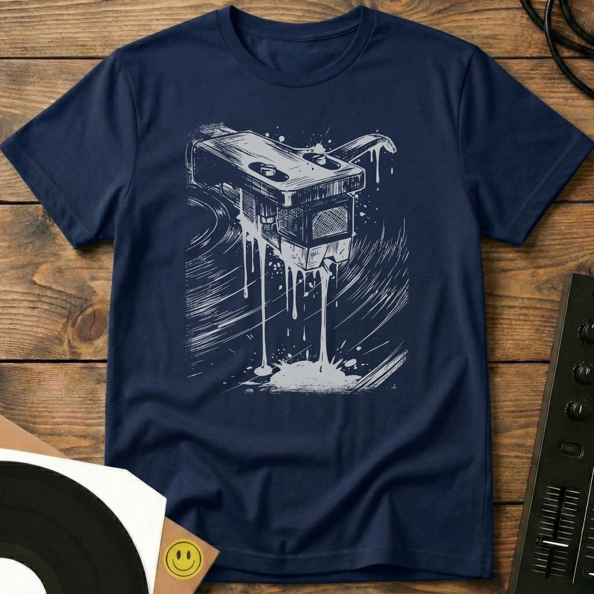 Headshell Sketch T-Shirt Navy / S Headshell Sketch T-Shirt