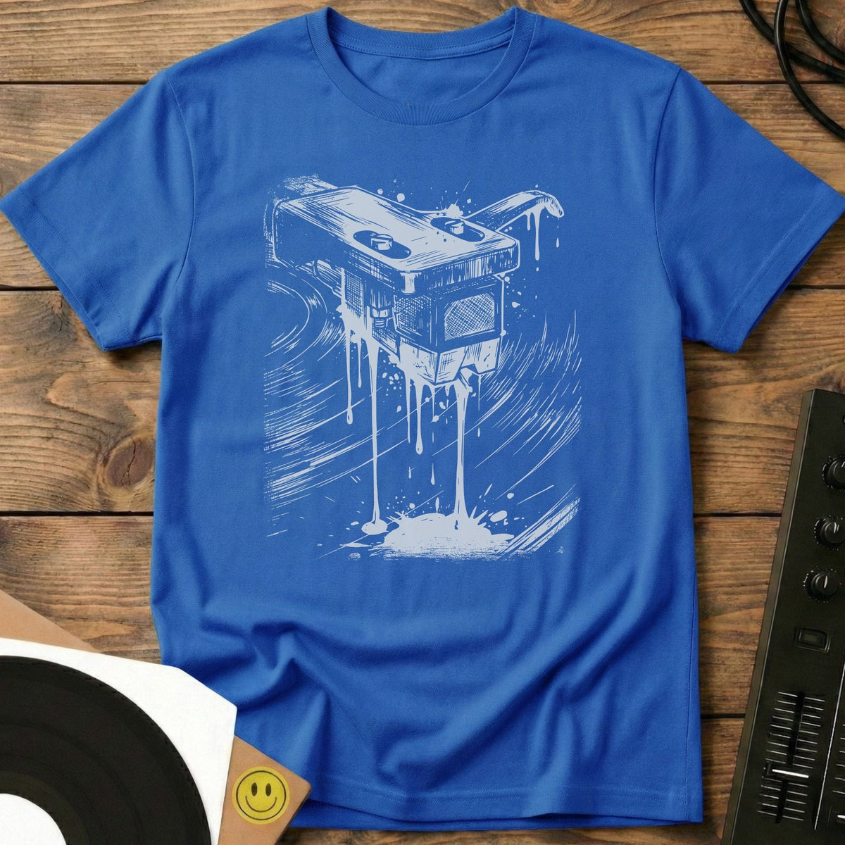 Headshell Sketch T-Shirt Royal / S Headshell Sketch T-Shirt