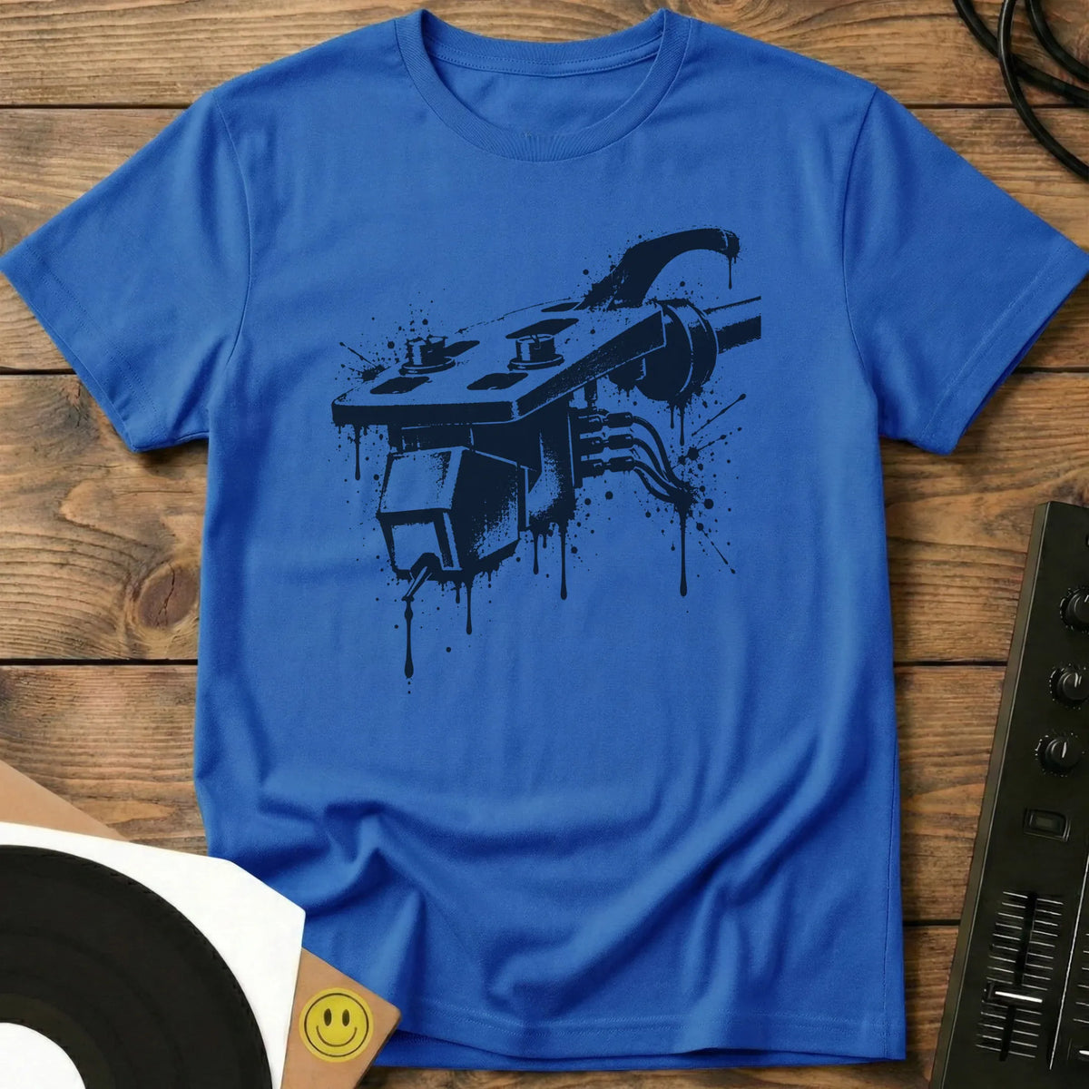 Headshell Splatter T-Shirt Royal / S Headshell Splatter T-Shirt