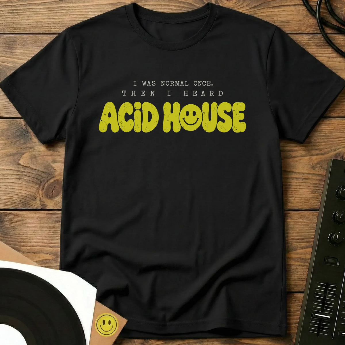 Heard Acid House T-Shirt Black / S Heard Acid House T-Shirt