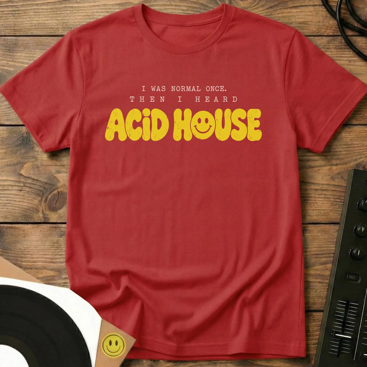 Heard Acid House T-Shirt Red / S Heard Acid House T-Shirt