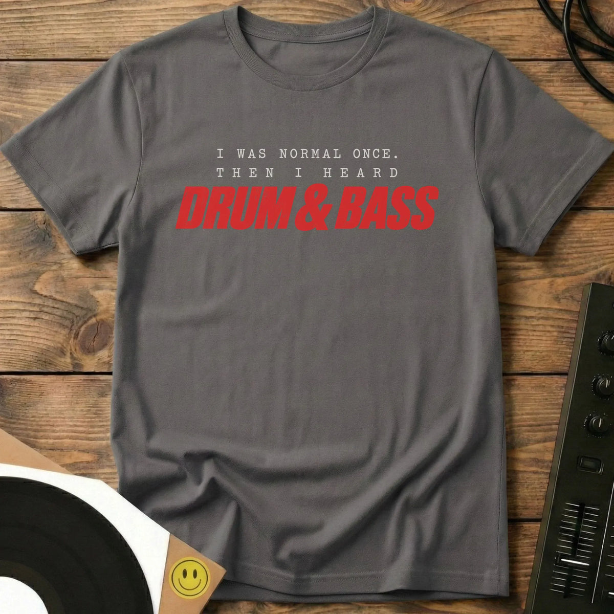Heard Drum & Bass T-Shirt Charcoal / S Heard Drum & Bass T-Shirt