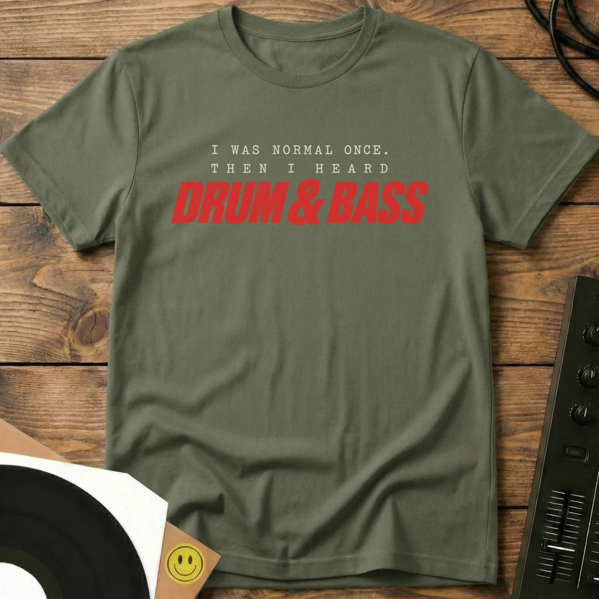 Heard Drum & Bass T-Shirt Military Green / S Heard Drum & Bass T-Shirt