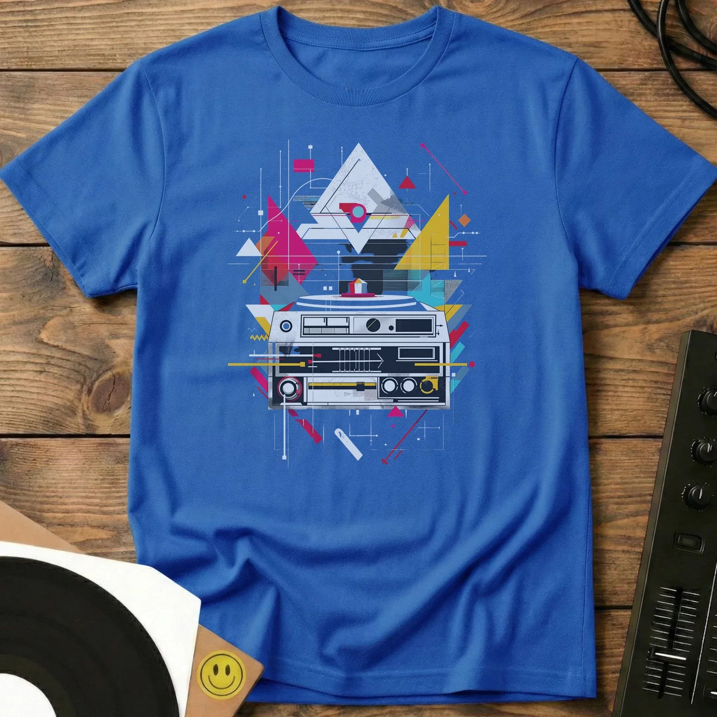 Hi-Fi Geometry T-Shirt Royal / S Hi-Fi Geometry T-Shirt