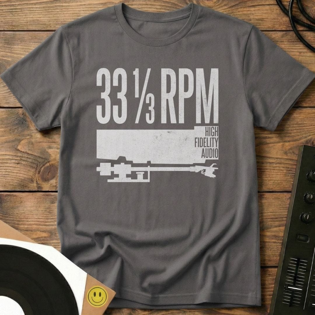 High Fidelity Audio T-Shirt Charcoal / S High Fidelity Audio T-Shirt