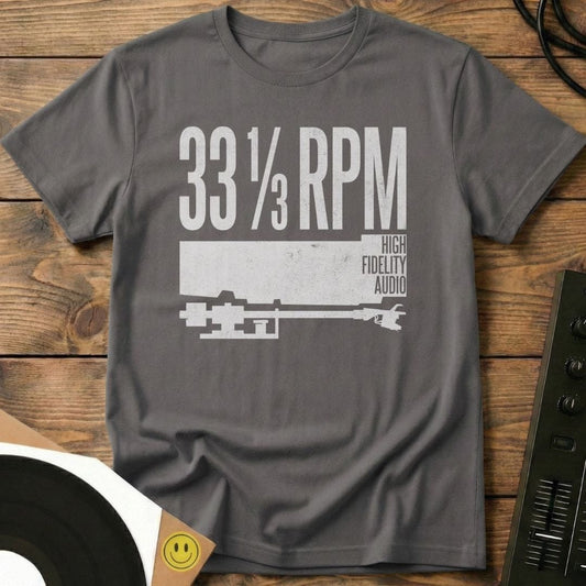 High Fidelity Audio T-Shirt Charcoal / S High Fidelity Audio T-Shirt