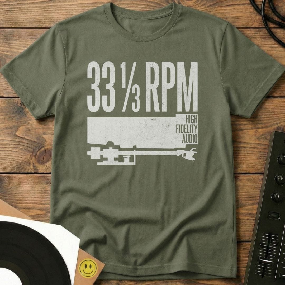 High Fidelity Audio T-Shirt Military Green / S High Fidelity Audio T-Shirt
