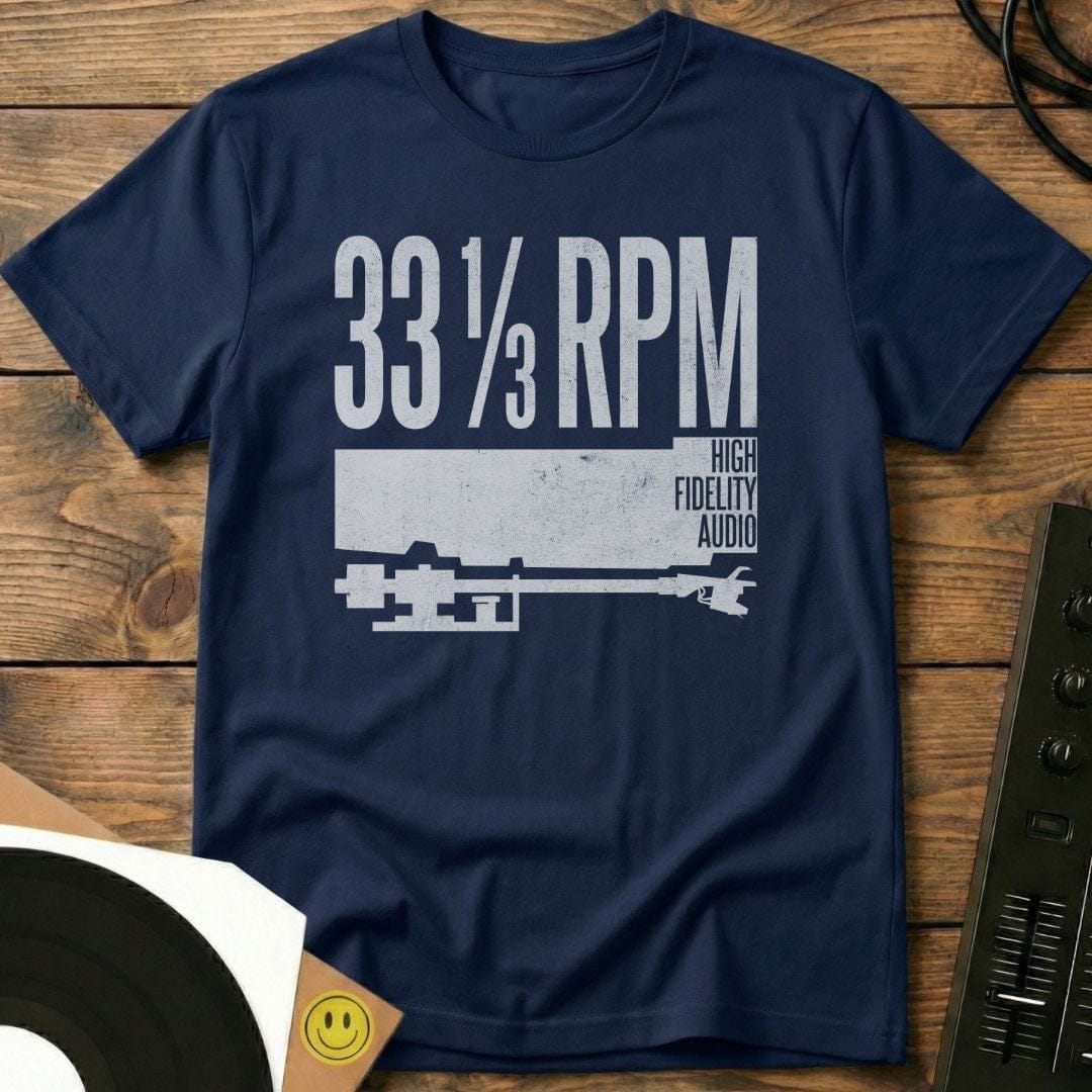 High Fidelity Audio T-Shirt Navy / S High Fidelity Audio T-Shirt