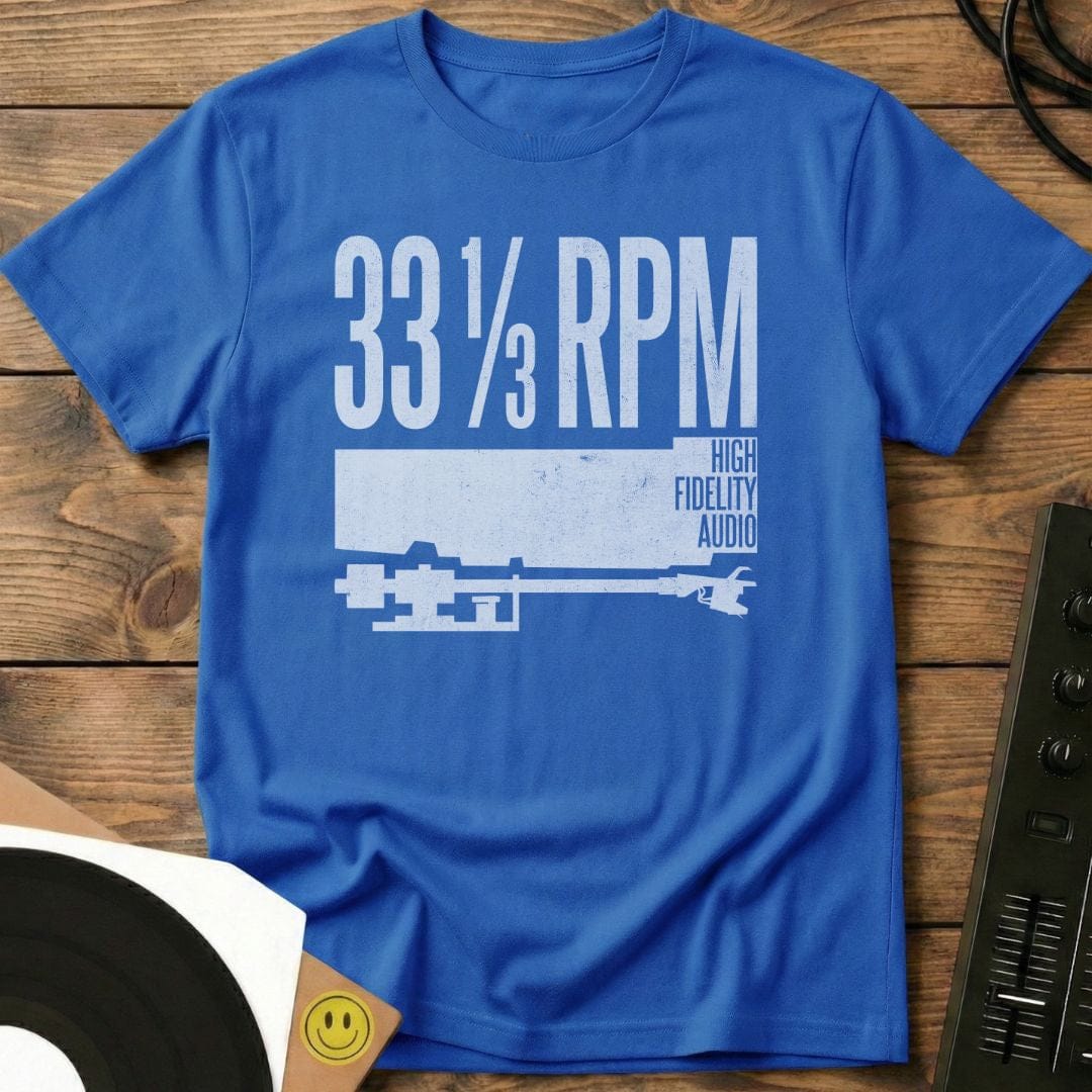 High Fidelity Audio T-Shirt Royal / S High Fidelity Audio T-Shirt