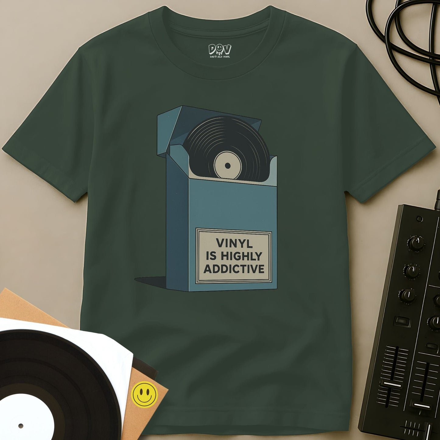 Highly Addictive T-Shirt Military Green / S Highly Addictive T-Shirt