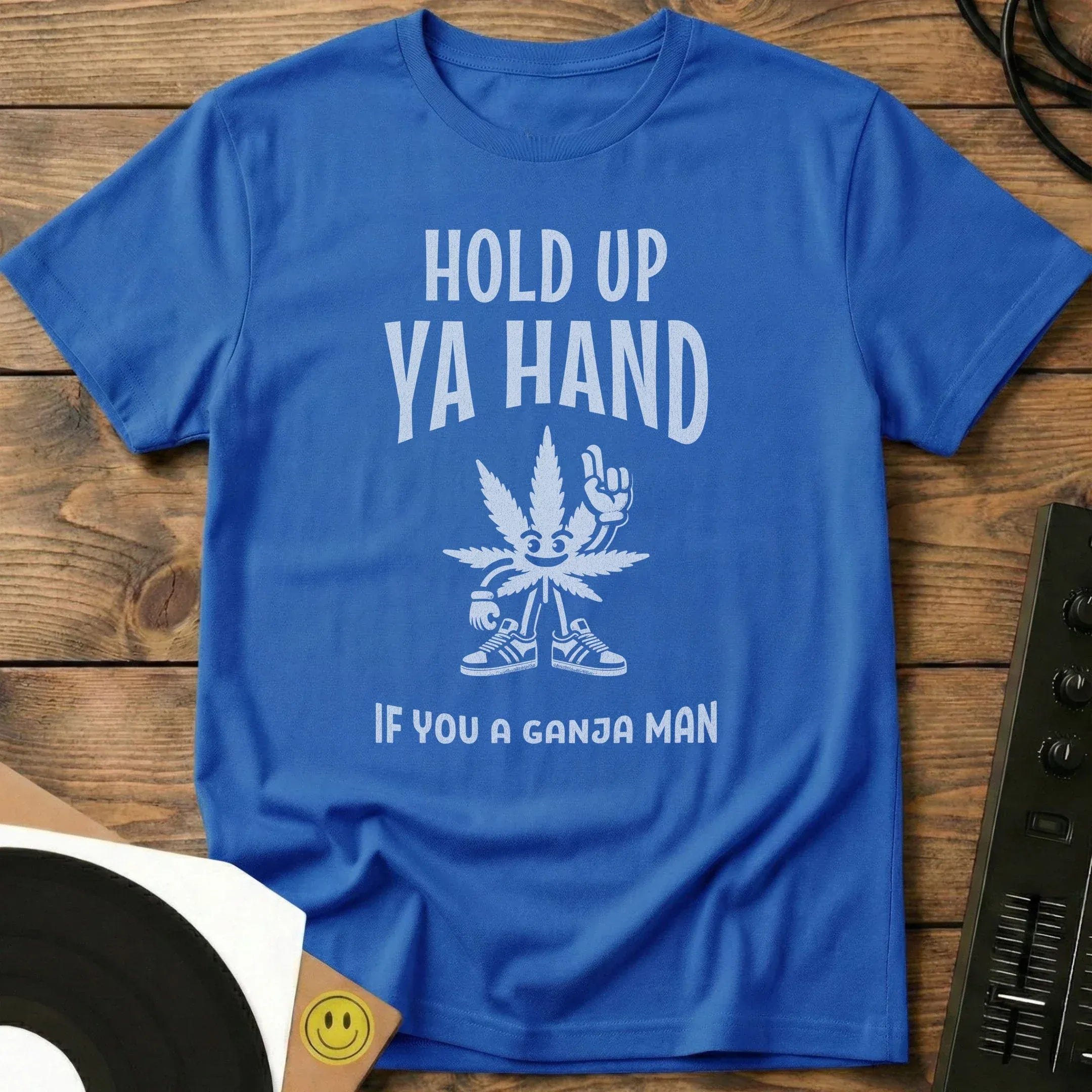 Hold Up Ya Hand T-Shirt Royal / S Hold Up Ya Hand T-Shirt