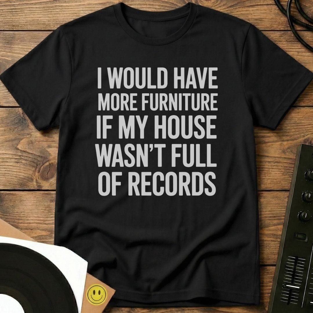 House Full Of Records T-Shirt Black / S House Full Of Records T-Shirt
