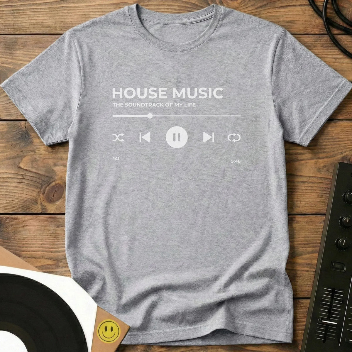 House Music - The Soundtrack of My Life T-Shirt Sport Grey / S House Music - The Soundtrack of My Life T-Shirt