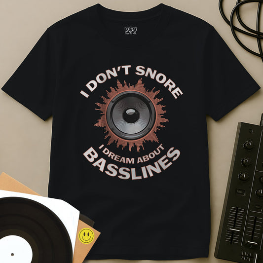 I Dream About Basslines T-Shirt Black / S I Dream About Basslines T-Shirt