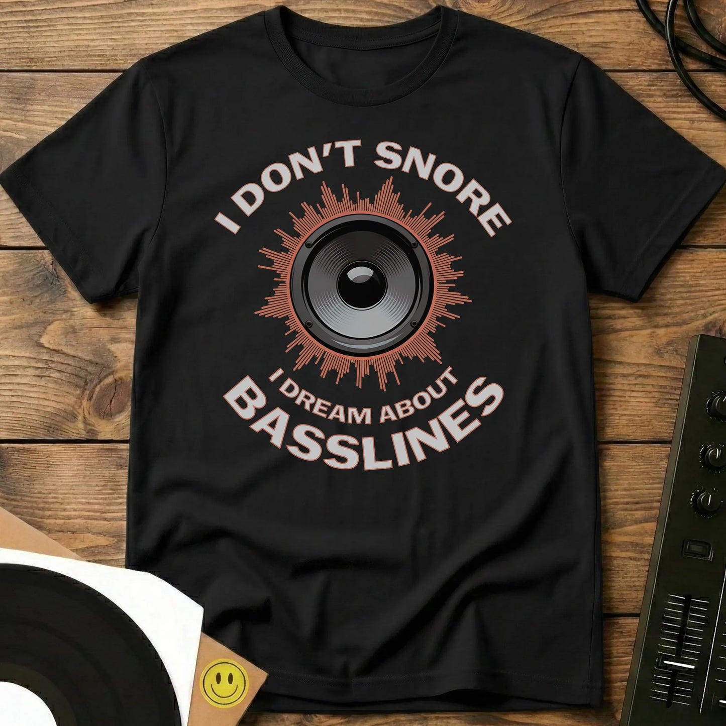 I Dream About Basslines T-Shirt Black / S I Dream About Basslines T-Shirt