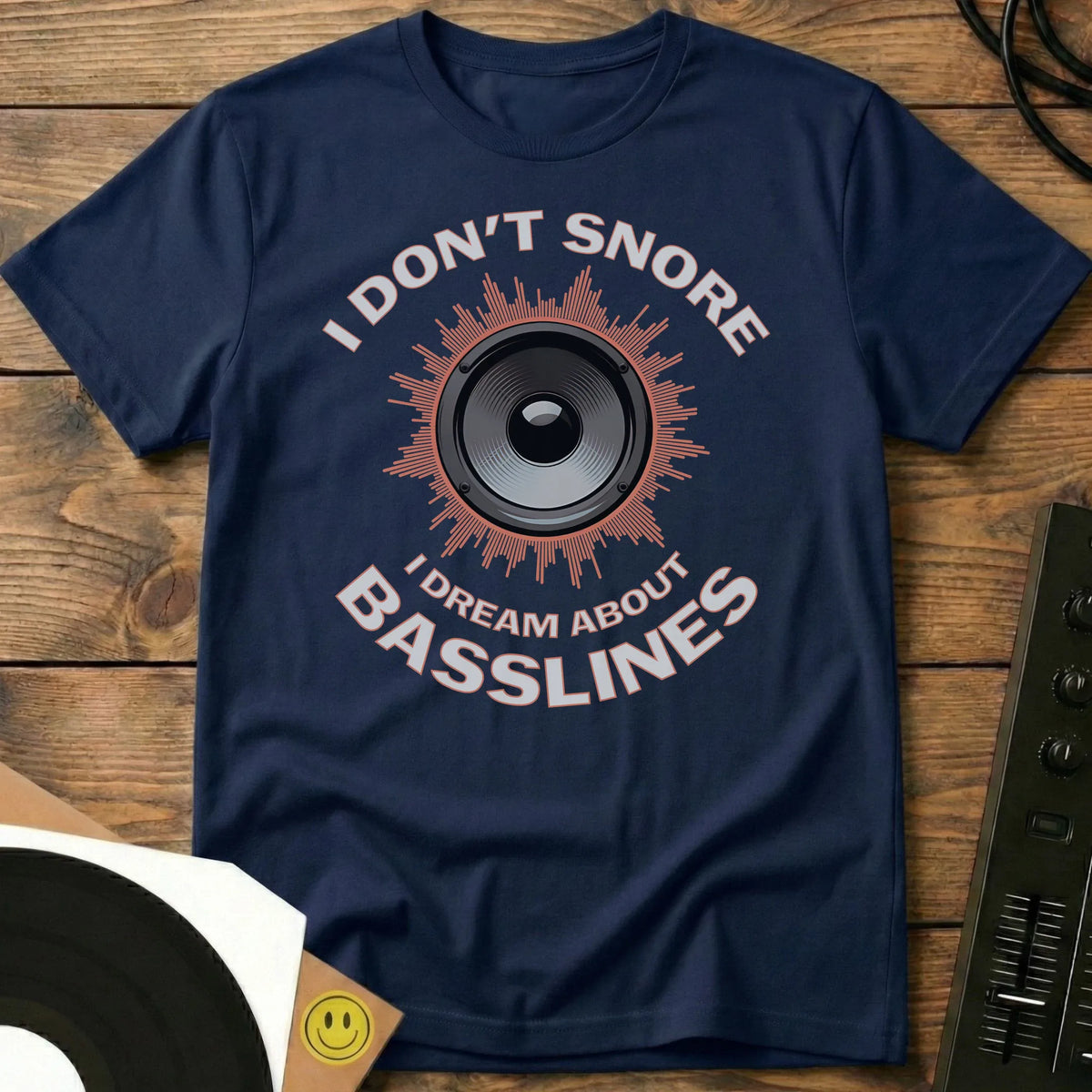 I Dream About Basslines T-Shirt Navy / S I Dream About Basslines T-Shirt