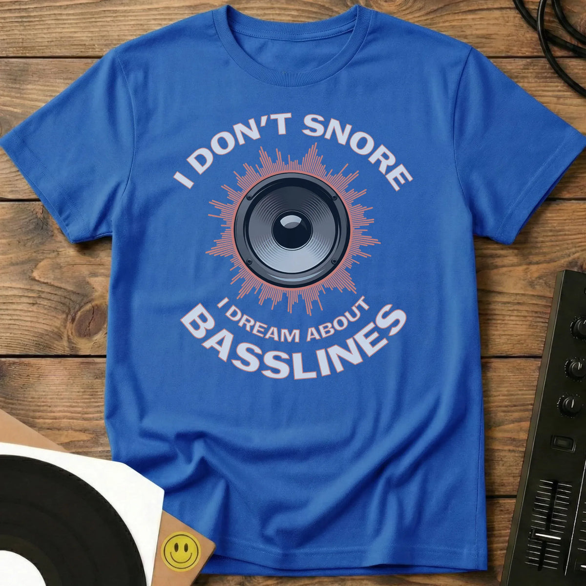 I Dream About Basslines T-Shirt Royal / S I Dream About Basslines T-Shirt