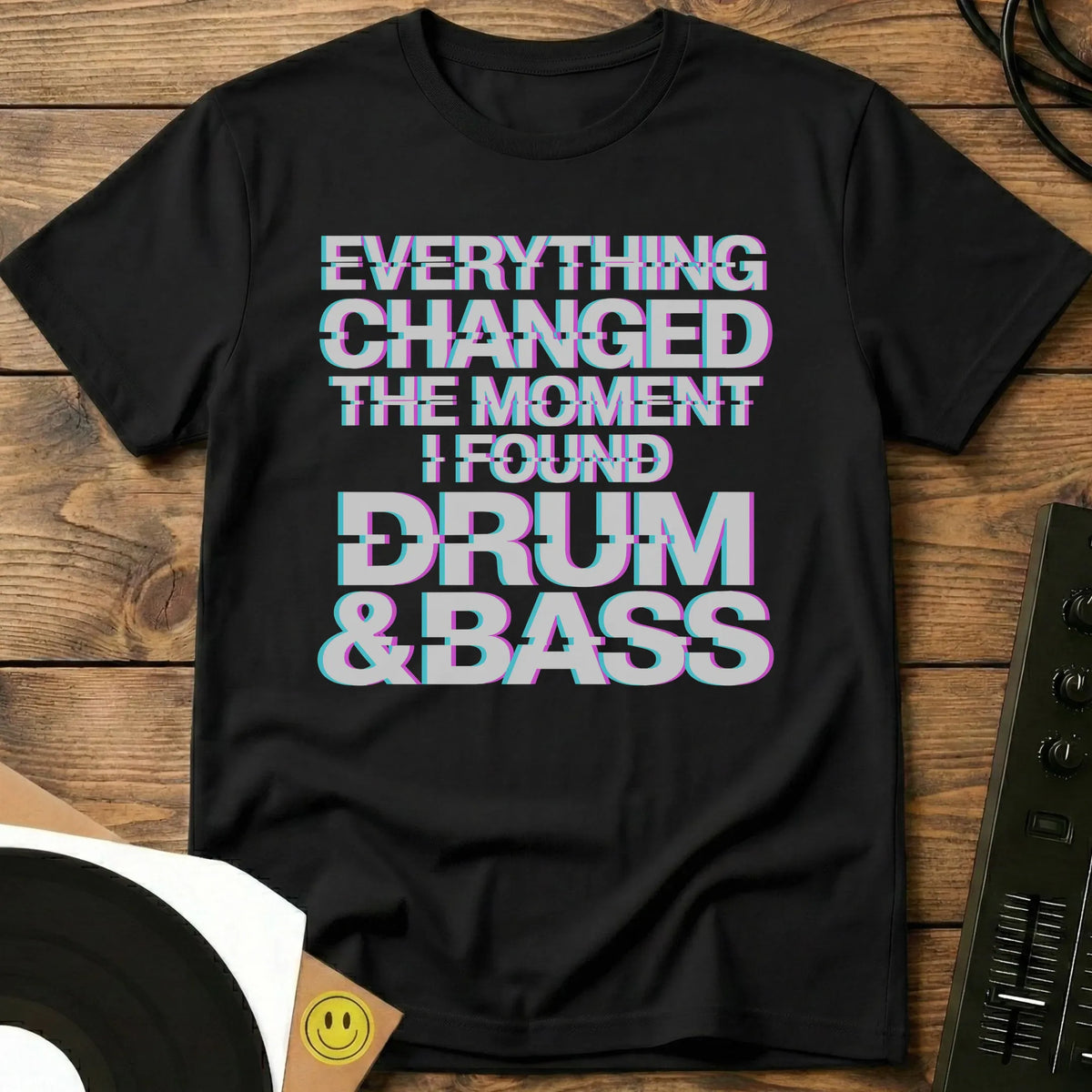 I Found Drum & Bass T-Shirt Black / S I Found Drum & Bass T-Shirt