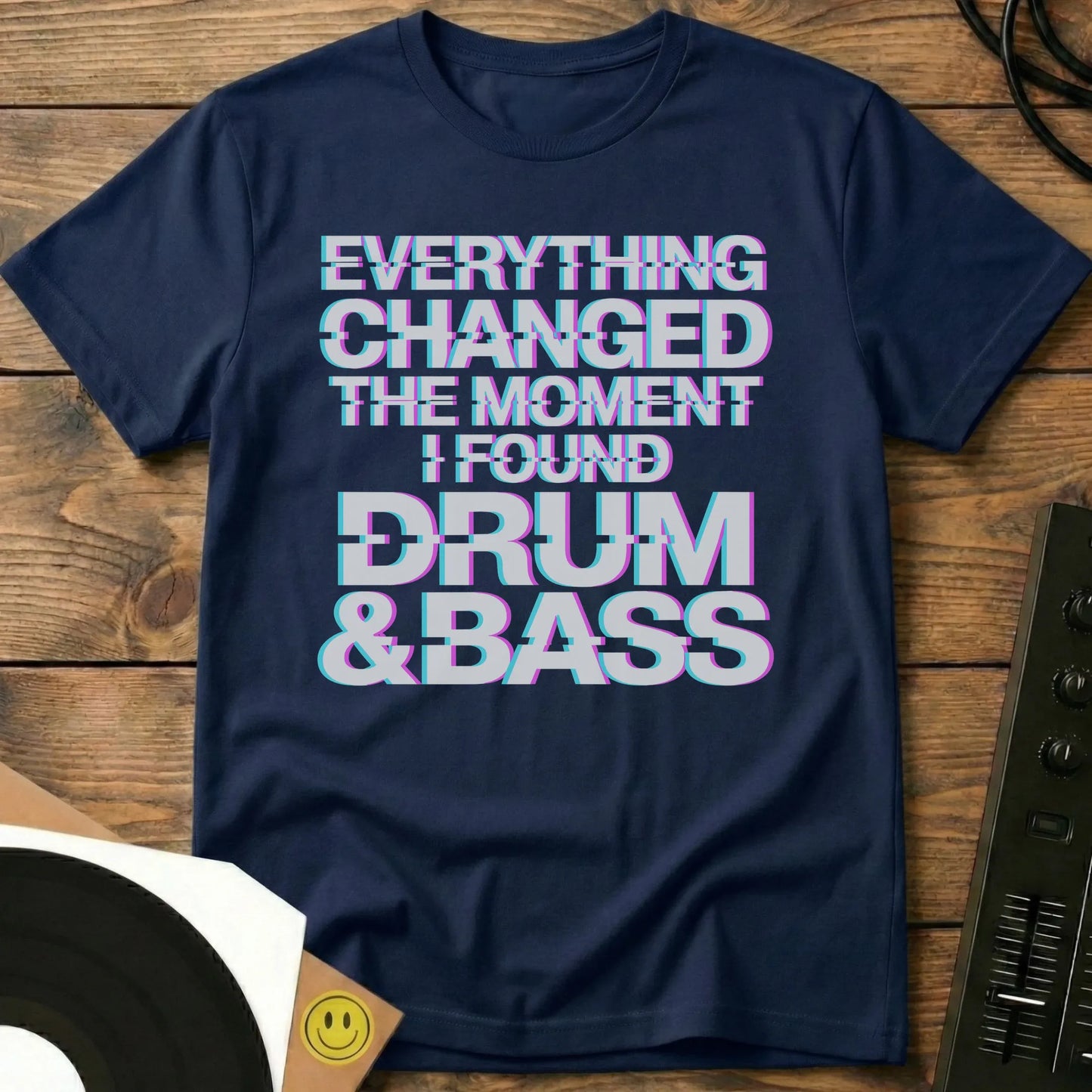 I Found Drum & Bass T-Shirt Navy / S I Found Drum & Bass T-Shirt