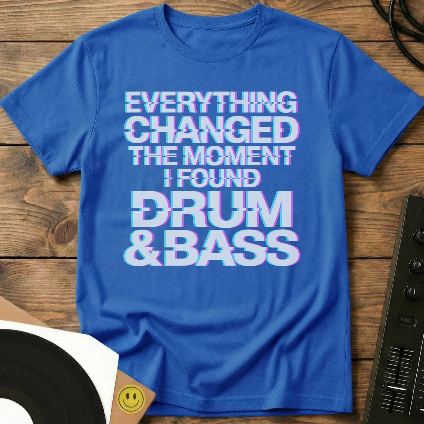 I Found Drum & Bass T-Shirt Royal / S I Found Drum & Bass T-Shirt