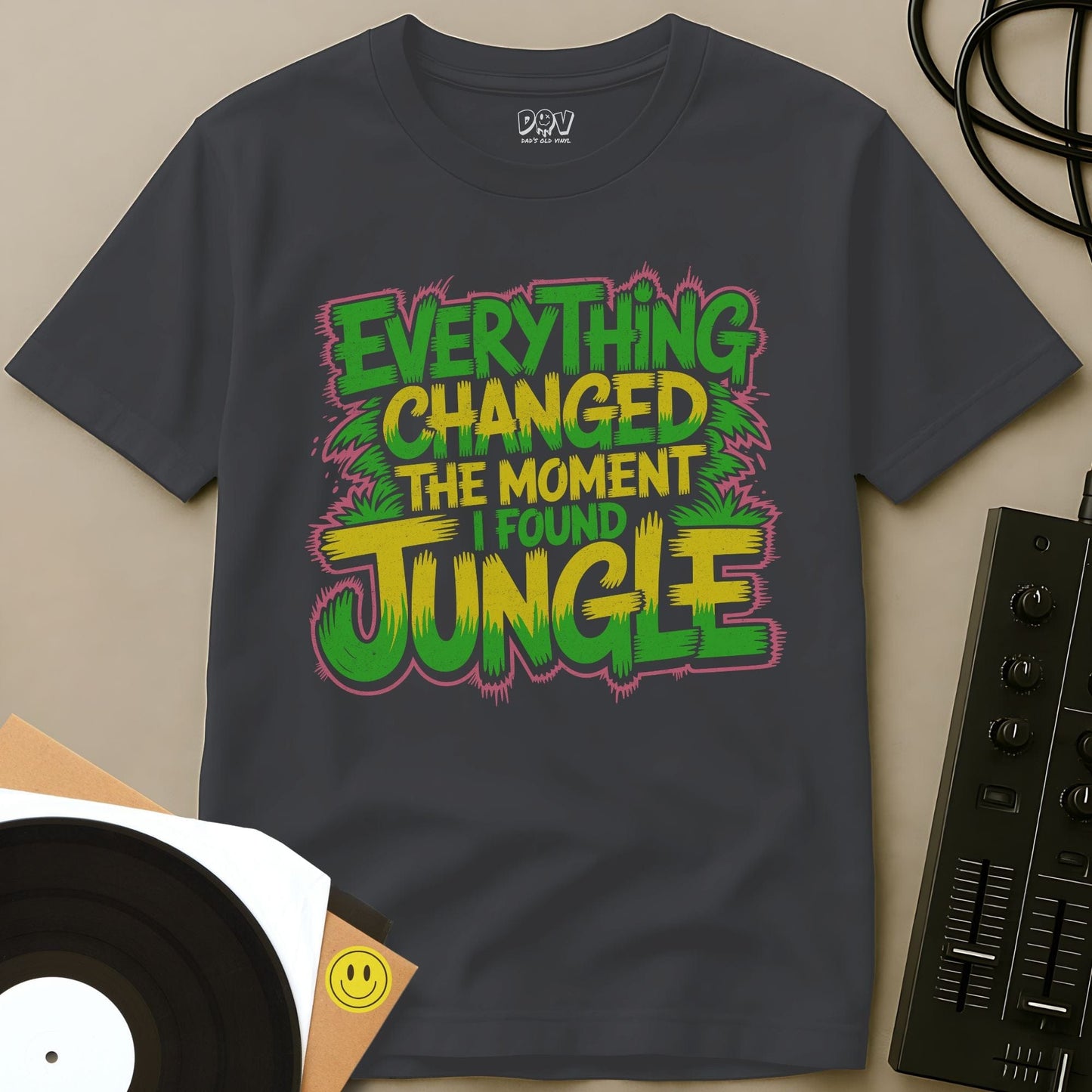 I Found Jungle T-Shirt Charcoal / S I Found Jungle T-Shirt
