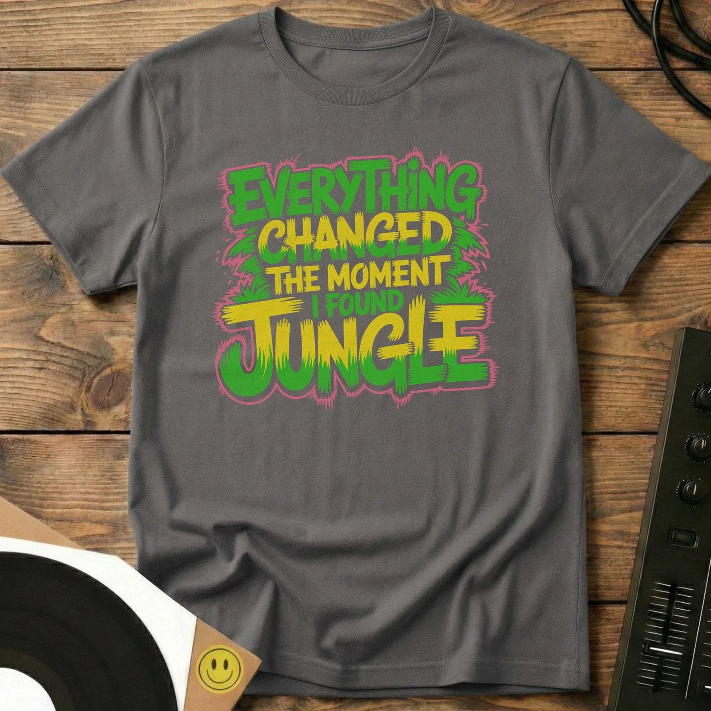 I Found Jungle T-Shirt Charcoal / S I Found Jungle T-Shirt