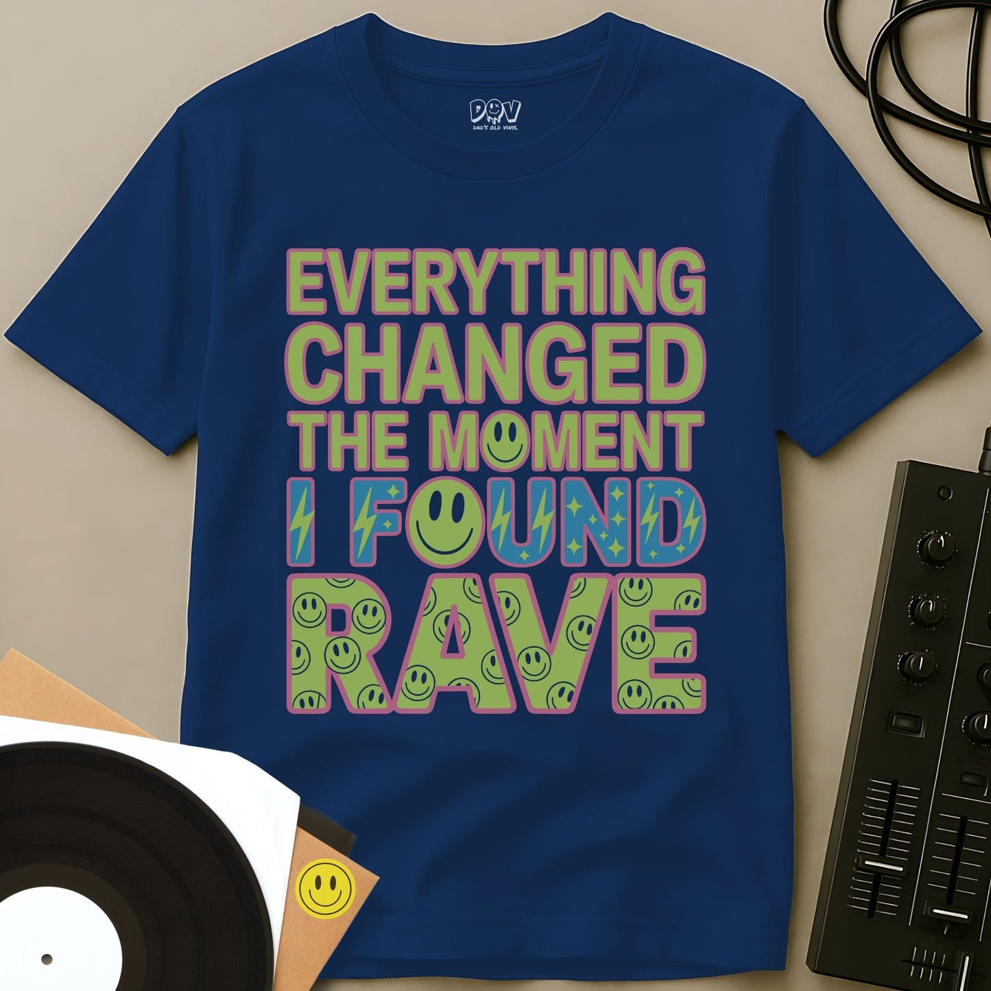 I Found Rave T-Shirt Royal / S I Found Rave T-Shirt