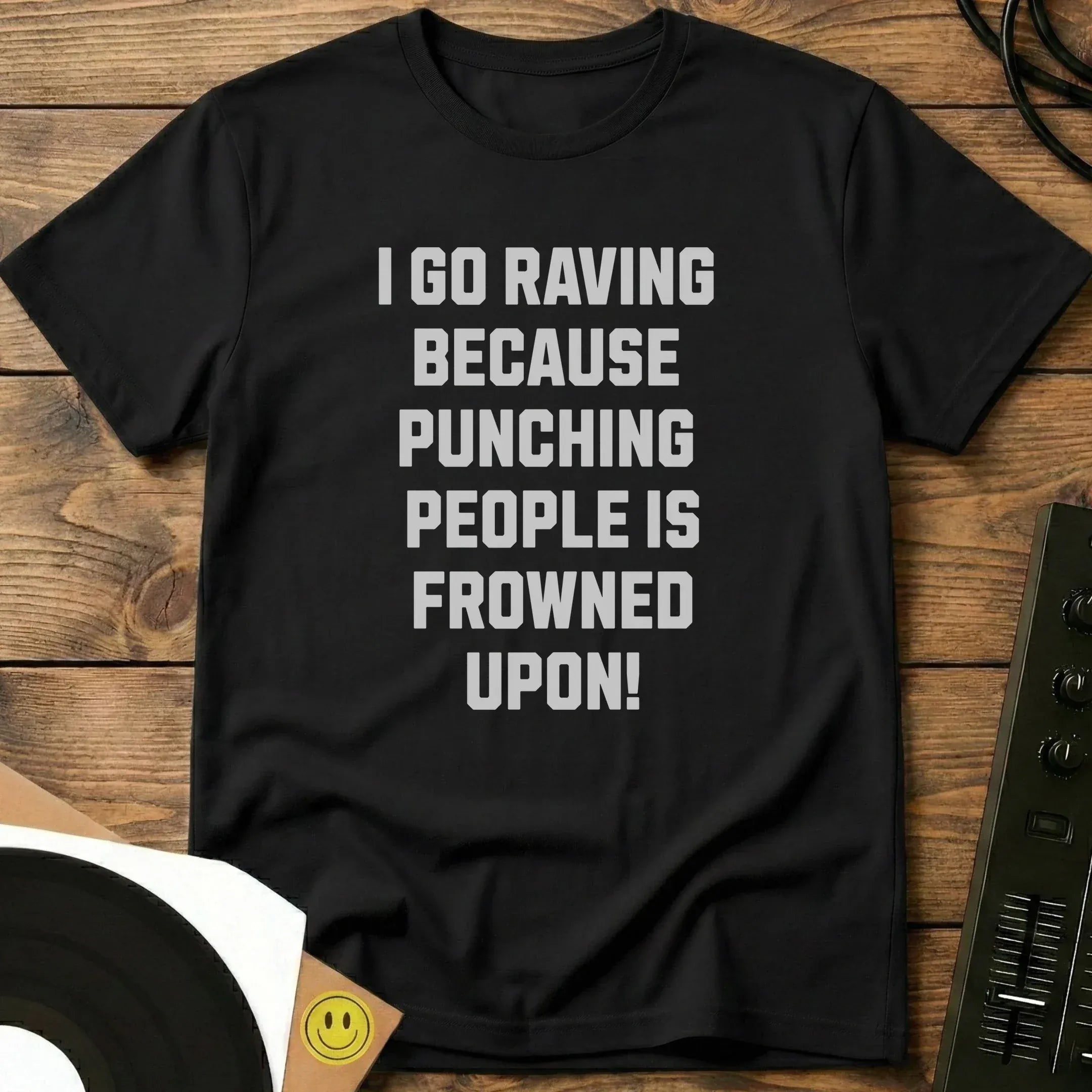 I Go Raving T-Shirt Black / S I Go Raving T-Shirt