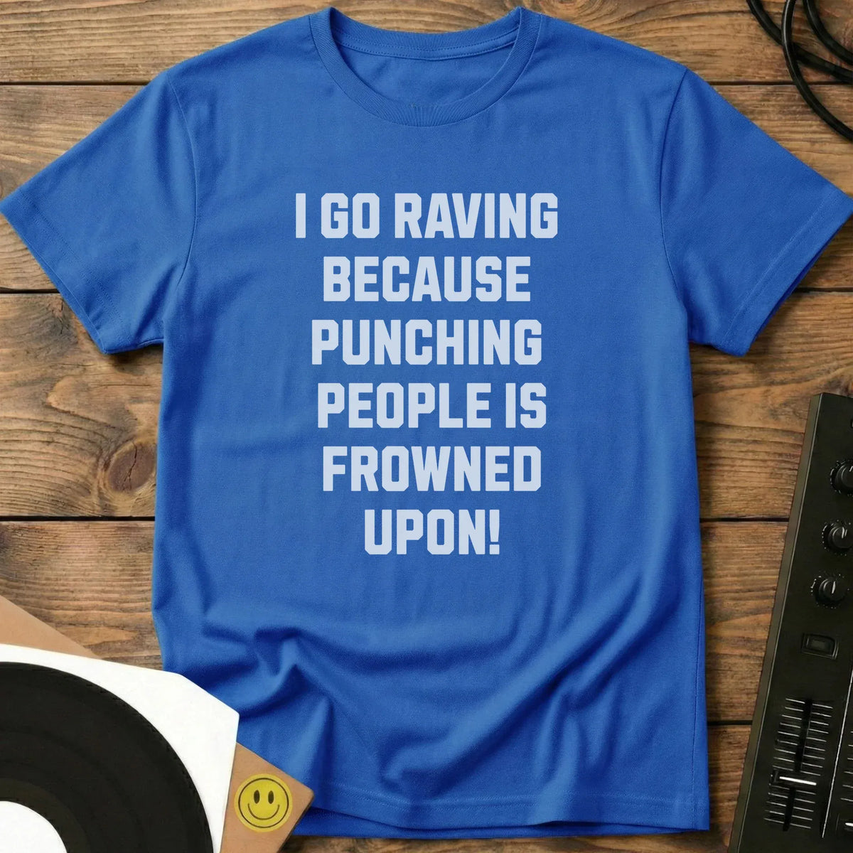 I Go Raving T-Shirt Royal / S I Go Raving T-Shirt