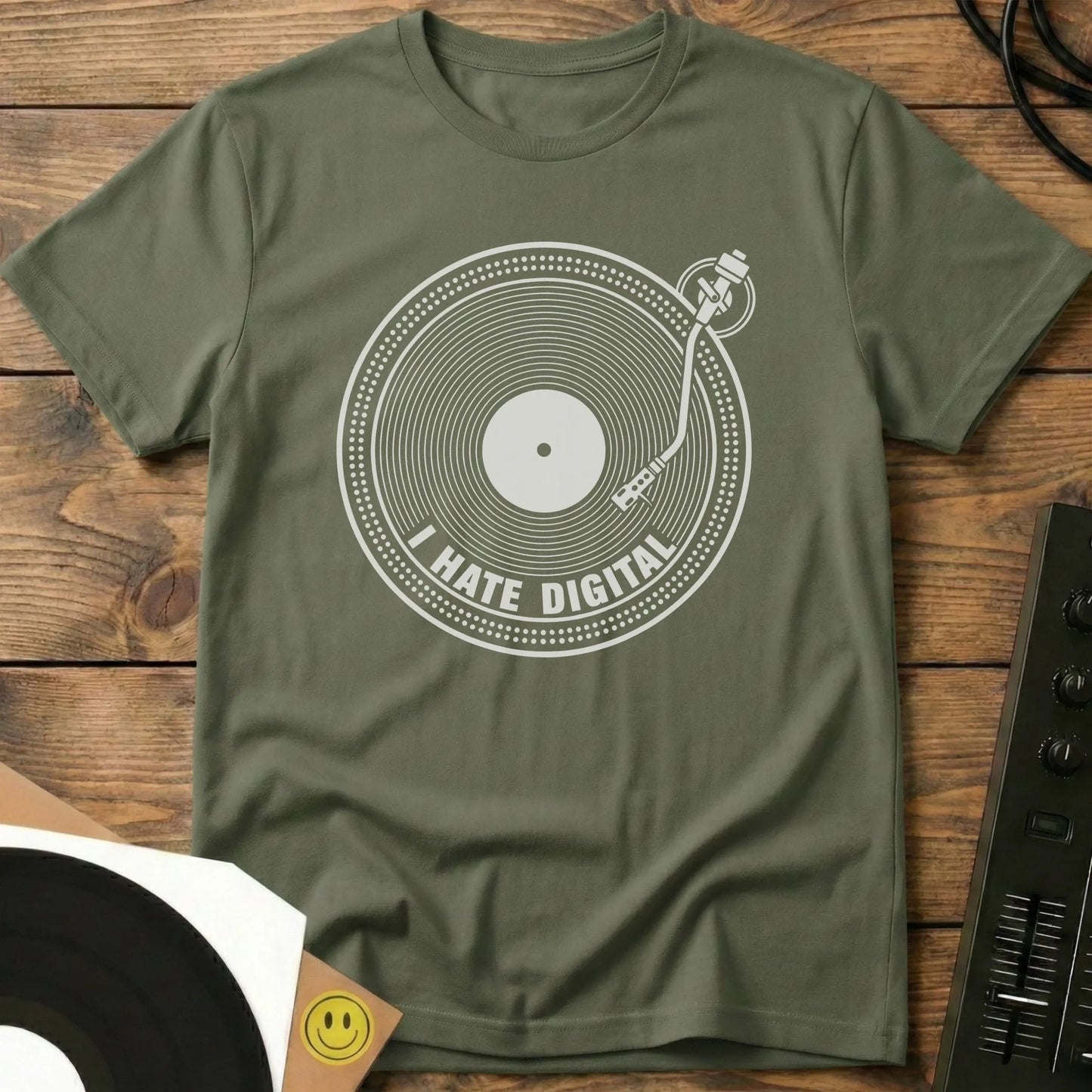 I Hate Digital T-Shirt Military Green / S I Hate Digital T-Shirt