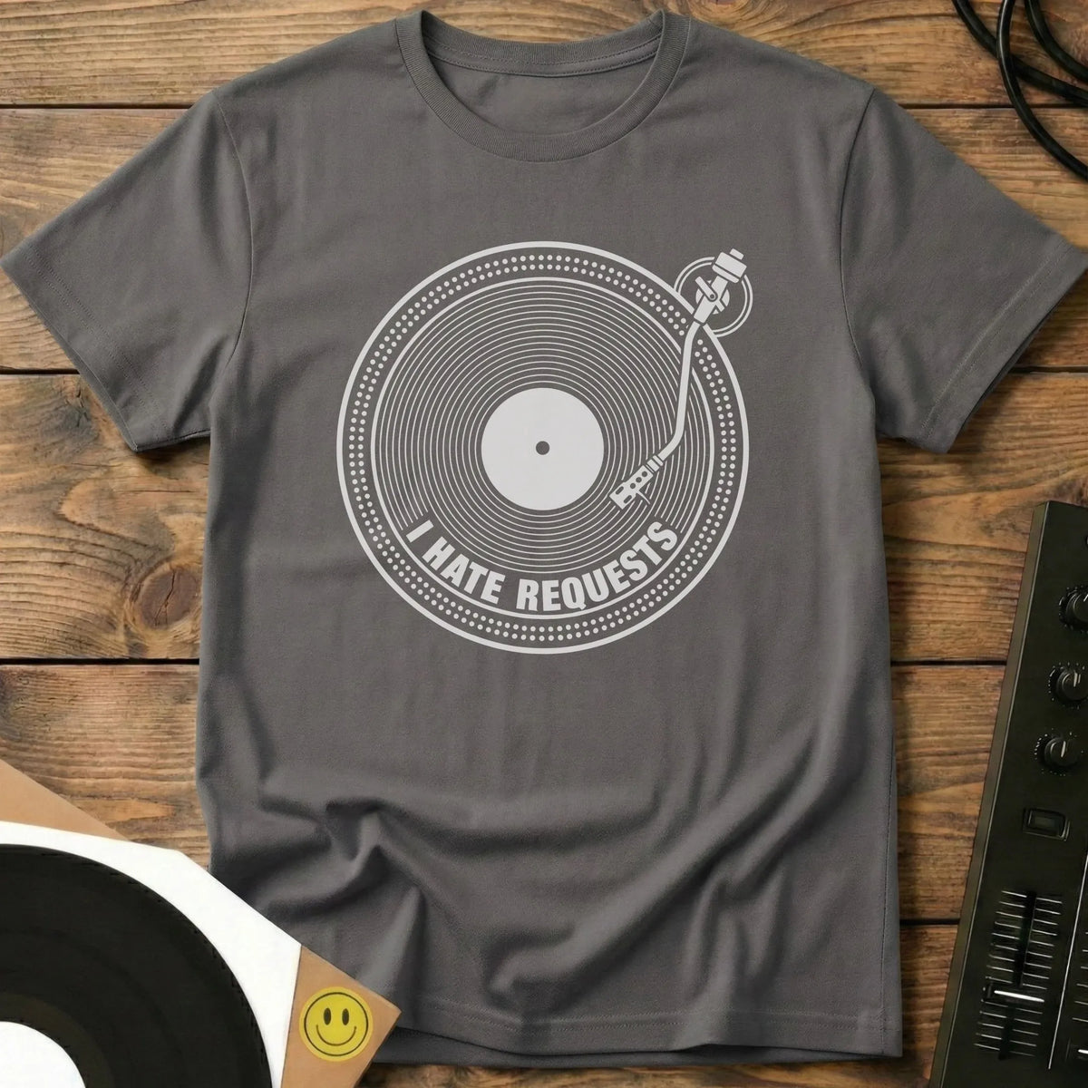 I Hate Requests t-shirt in Charcoal